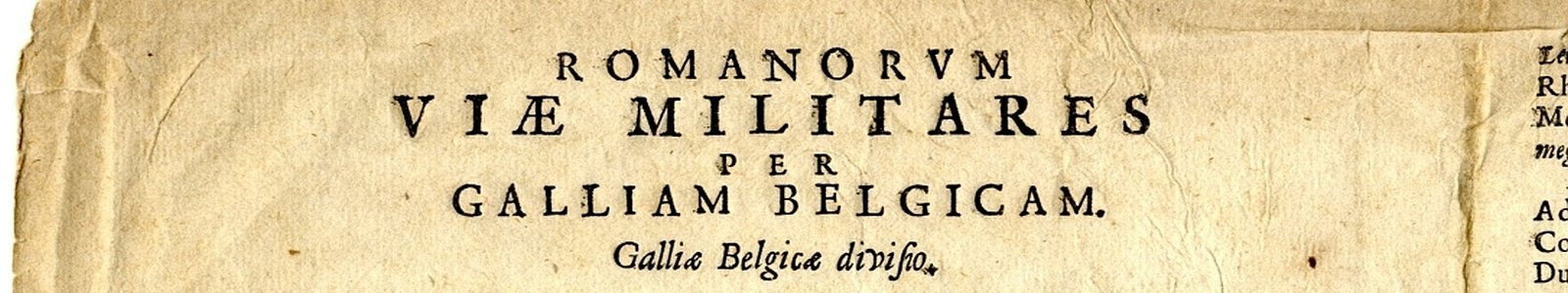 Detail pamflet Miraeus, 1633
