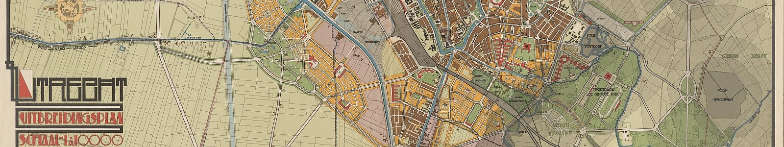 Detail uitbreidingsplan van Utrecht, 1920