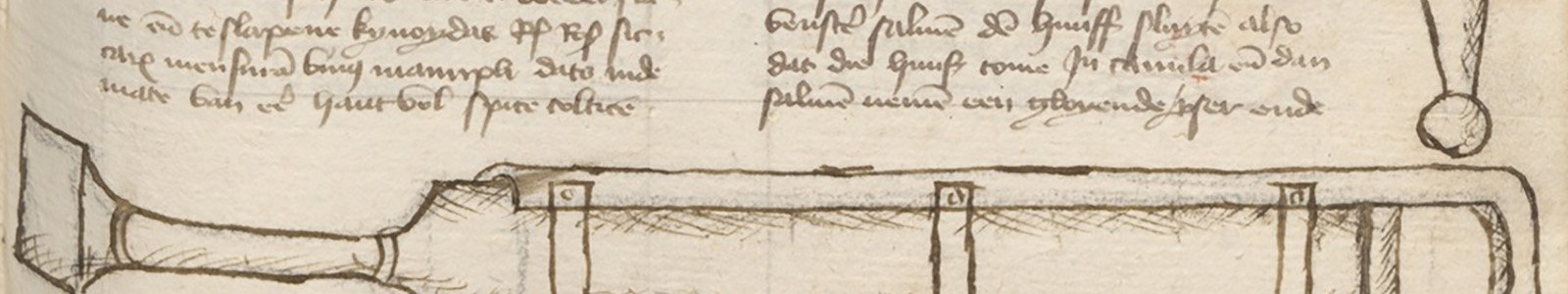Detail uit de Chirurgia Magna van Guy de Chauliac uit de bijzondere collecties van de Universiteit Utrecht