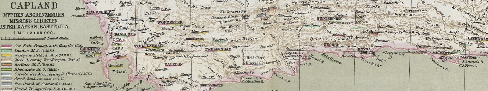 'Das Capland [...]'. In: 'Allgemeiner Missions-Atlas', 1867