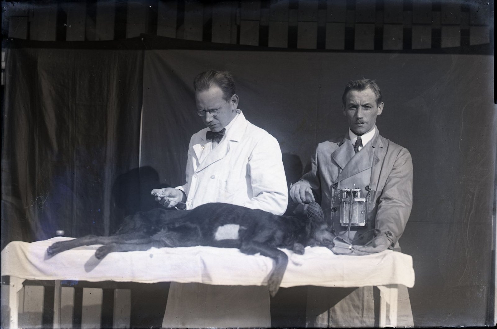 Foto van anesthesie in 1920