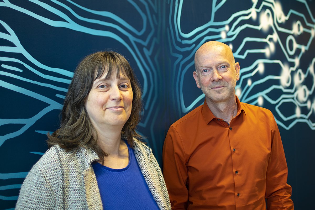 Judith Masthoff en Johan Jeuring van het departement Informatica