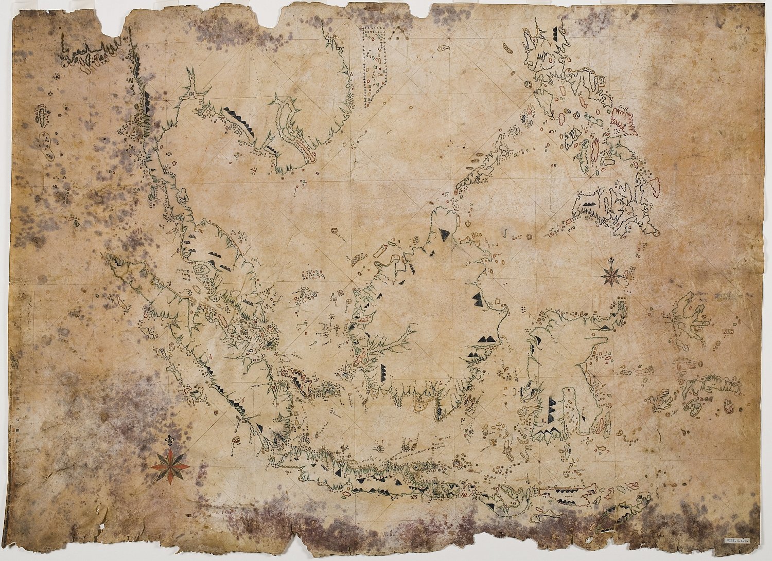 Boeginese zeekaart, 1816, topstuk uit de Bijzondere Collecties van de Universiteitsbibliotheek Utrecht