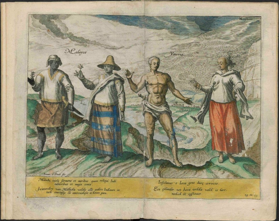 Prent pagina 24-25, 'Itinerario', 1596