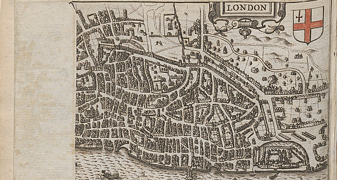 Kaart van London, fol. 82v.