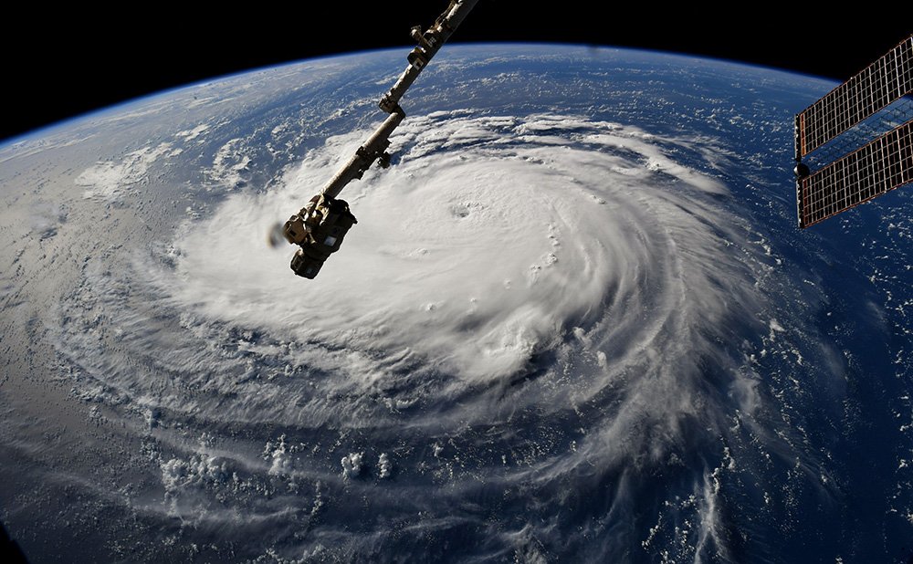 Hurrican Florence. Credits NASA