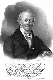 Johann Gottfried Hoffmann, Lithografie van Franz Krüger (1797–1857)