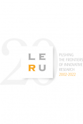 jubileum logo LERU 20 jaar