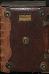 Voorplat van de band van Handschrift 87 (3 A 3) uit de Bijzondere Collecties van de Universiteitsbibliotheek Utrecht