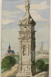 Gedenkteken Egle, 'Toonneel der steden', Joan Blaeu, ca. 1649