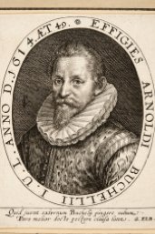 Portret van Arnoldus Buchelius, oftewel Aernout van Buchell, naamgever van de collectie, een topstuk uit de Bijzondere Collecties van de Universiteitsbibliotheek Utrecht