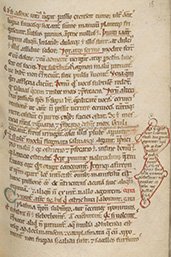 Pagina uit de Passionarius uit de Bijzondere Collecties van de Universiteit Utrecht
