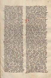 Pagina uit de Lilium Medicinae, 1303 uit de Bijzondere Collecties van de Universiteit Utrecht 
