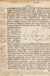 Pagina 174 van Newtons 'Principia', topstuk uit Bijzondere Collecties van de Universiteitsbibliotheek Utrecht