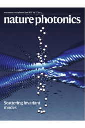 Cover image of Nature Photonics depicting scattering invariant modes