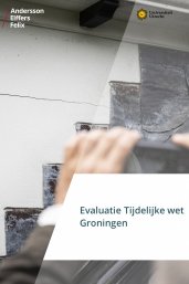 Cover Evaluatie Tijdelijke Wet Groningen 2022