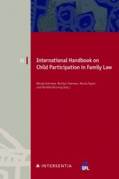 Cover boek International Handbook on Child participation in Family Law