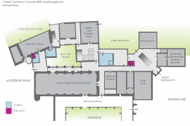 Academigebouw map ground floor