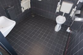 The accessible toilet in the Alexander Numangebouw