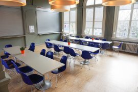 The lunch room at the ground floor in Bijlhouwerstraat 6
