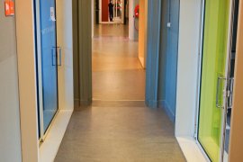 Hallway at the ground floor of Bijlhouwerstraat 6
