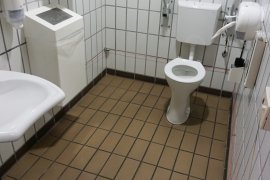 The accessible toilet of Dining Hall