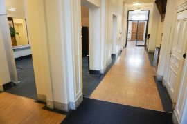 The hallway on the ground floor of Drift 23