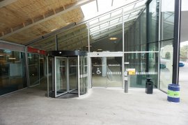 The main entrance of the Educatorium