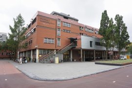 Front view of the Martinus J. Langeveld building