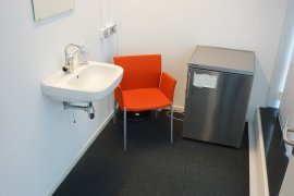 The lactation room in Newtonlaan 201.