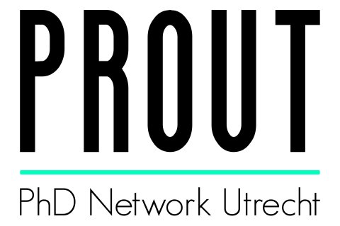 Prout logo, displaying the name Prout in large letters with a subtitle below stating PhD Network Utrecht