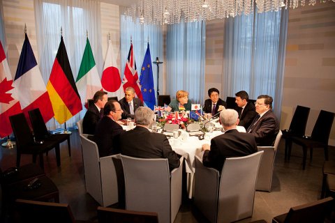 G7 meeting Europese leiders in Catshuis