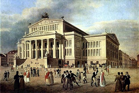 Schauspielhaus in Berlijn rond 1825