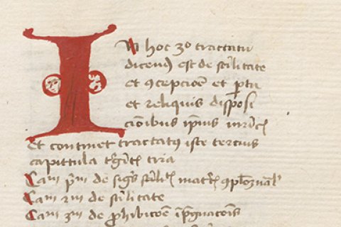 Uitsnede uit fol 74r. van handschrift 692 uit de Bijzondere Collecties van de Universiteitsbibliotheek Utrecht