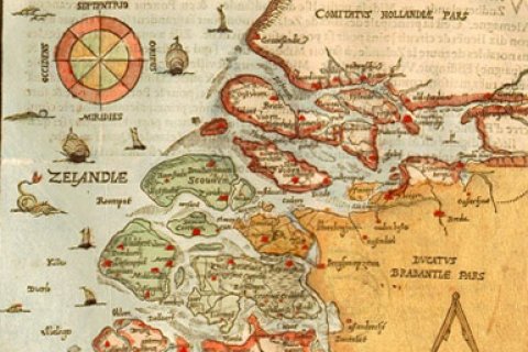 Kaart van Zeeland van Abraham Ortelius