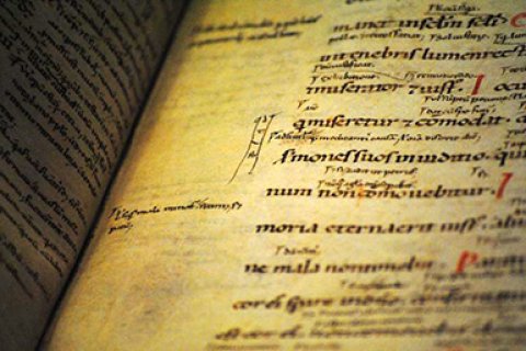 12th-century annotated manuscript © Leiden University Library, Special Collections