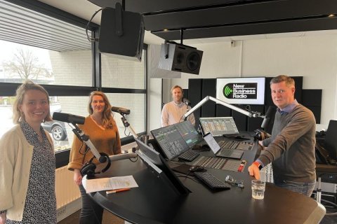 Julia Penning de Vries, Fleur Veringa, Marius Bilkes en Glenn van der Burg
