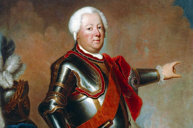 Portret van Frederik Willem I van Pruisen door Antoine Pesne. Via Wikimedia Commons