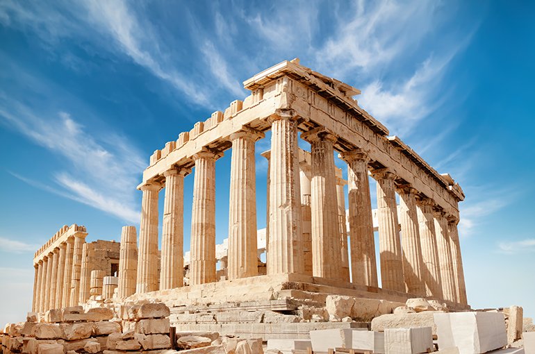 Parthenon op de Akropolis in Athene, Griekenland © iStockphoto.com/anyaivanova