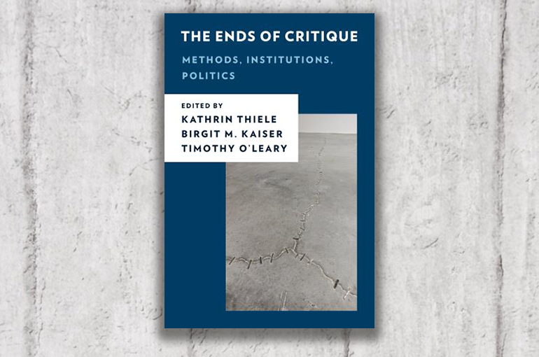 Cover van het boek 'The Ends of Critique'