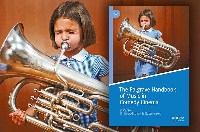Omslag 'The Palgrave Handbook of Music in Comedy Cinema' (2023)