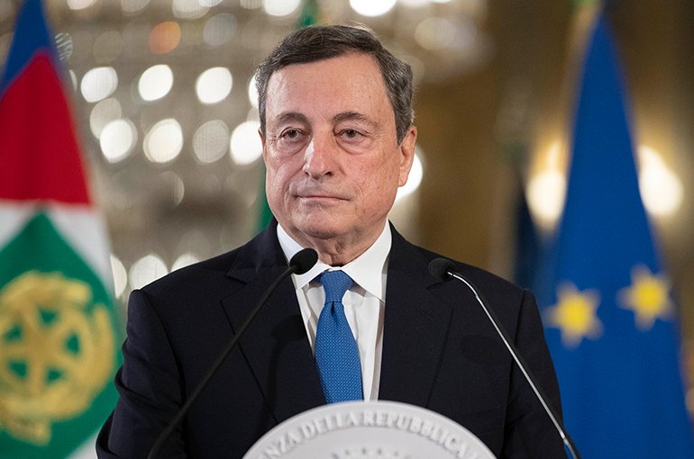 Mario Draghi. Bron: Wikimedia/Presidenza della Repubblica