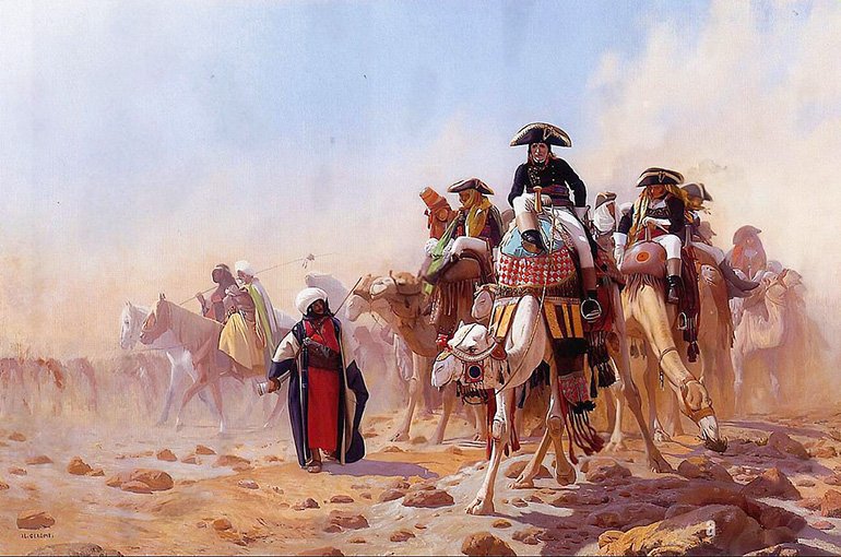 Jean-Léon Gérômes Napoléon en Egypte (1863)