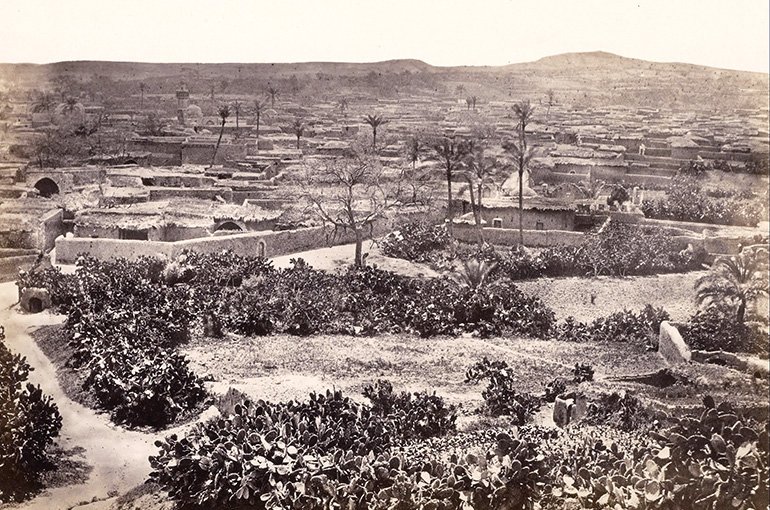 Gaza door de lens van de Engelse fotograaf Francis Frith (ca. 1858). Bron: via Wikimedia Commons (CC0)
