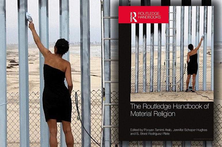 Omslag van het boek 'The Routledge Handbook of Material Religion'
