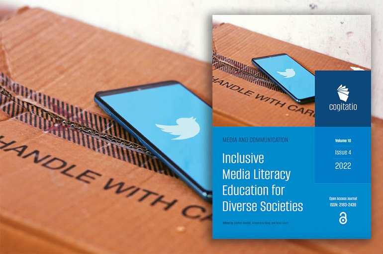 Omslag van het themanummer ‘Inclusive Media Literacy Education for Diverse Societies’ (Media & Communication)