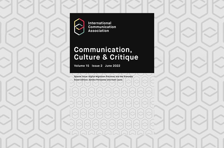 Sandra Ponzanesi and Koen Leurs (guest editors), ‘Digital Migration Practices and the Everyday’, Communication, Culture & Critique