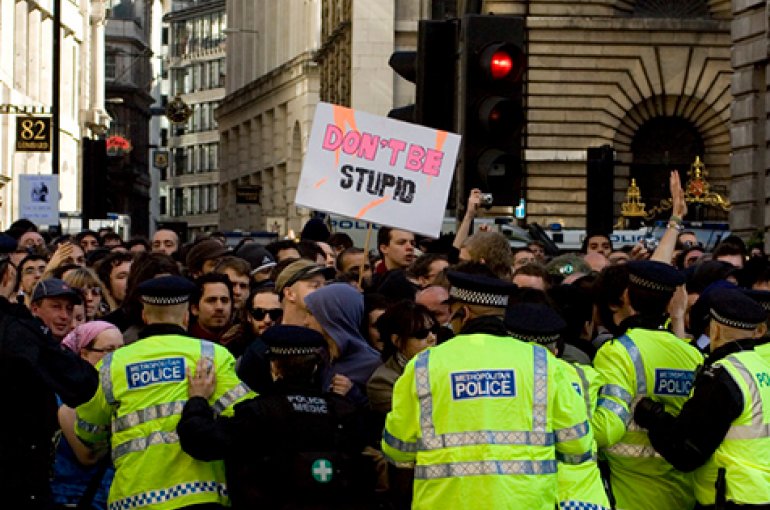 G20 protest don't be stupid