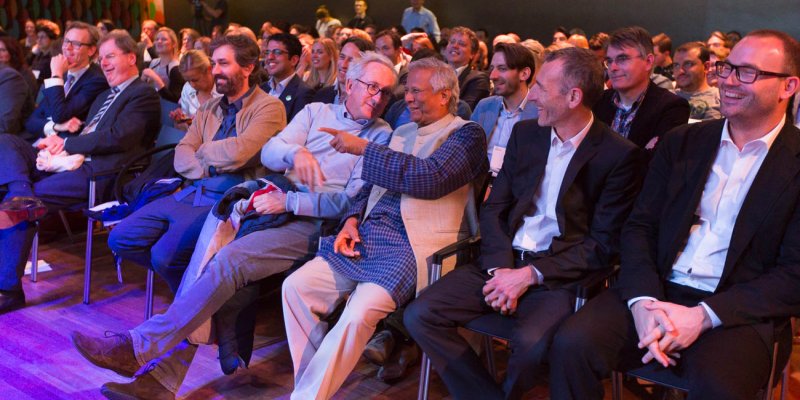 Professor Muhammad Yunus at the Social Entrepreneurship Festival 2016
