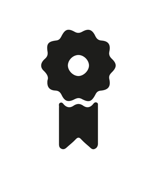 Icoon met award logo